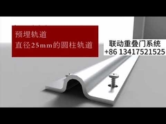 Linkage overlapping door gate system/accessories，Two- and three-fan linkage accessories，Sliding door